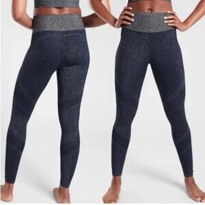 Athleta "TWILIGHT TIGHT" Sparkling Leggings NWOT Size S